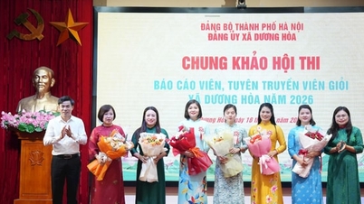 Xã Dương Hòa tổ chức Hội thi báo cáo viên, tuyên truyền viên giỏi