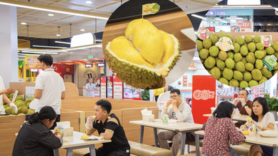 Bufet z durianem w Ho Chi Minh City: Przygotowano ponad tonę durianu, wszystkie miejsca zajęte przez klientów.