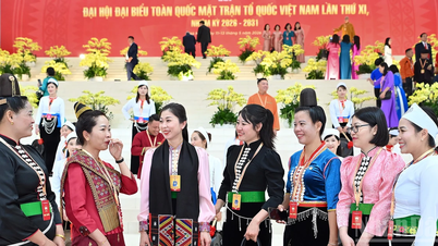 [ภาพ] สีสันแห่งความสามัคคีของชาติ ในการประชุมสมัชชาแห่งชาติครั้งที่ 11 ของแนวร่วมปิตุภูมิเวียดนาม