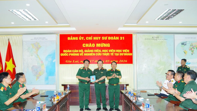 Satu delegasi dari Akademi Pertahanan Negara telah melawat dan menjalankan penyelidikan lapangan di Divisyen ke-31.