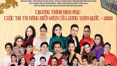 Heute Abend treten 36 Künstler beim Nationalen Cai Luong Schauspieler-Talentwettbewerb 2026 gegeneinander an.