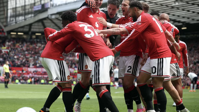 Manchester United slo Nottingham Forest og endte på tredjeplass i Premier League.