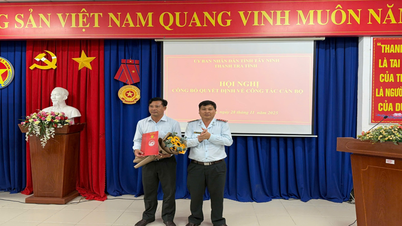 The Inspectorate of Tay Ninh Province announces the decision to appoint officials.