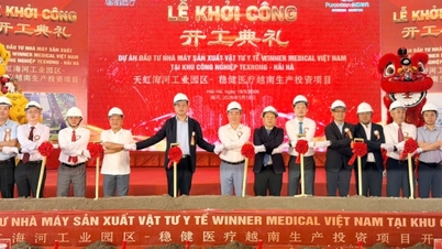 Comienzan las obras de construcción del proyecto de inversión de Winner Medical Vietnam para la planta de fabricación de suministros médicos.
