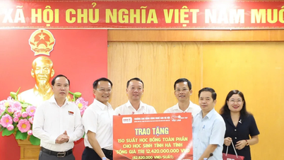 HHT sponsors scholarships and proposes many strategic cooperation programs with Ha Tinh.