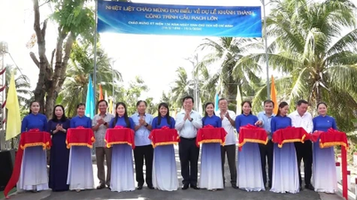 Đại tướng Nguyễn Trọng Nghĩa dự Lễ khánh thành cầu Rạch Lớn tại xã Vĩnh Hựu