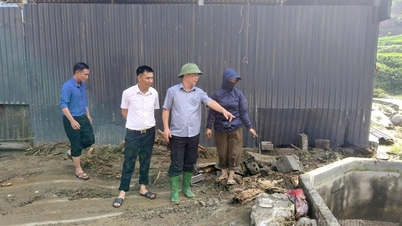 Heavy rains caused over 2.4 billion VND in damage in Khuon Lung commune.