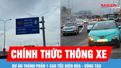 Deelproject 1 van de snelweg Bien Hoa - Vung Tau is officieel open voor verkeer.