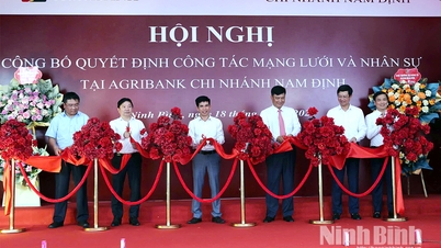 افتتاح شعبه Agribank Giao Binh Nam Dinh و دفتر معاملات Giao Hung.