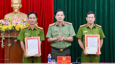 Gia Lai: Two units awarded bonuses for outstanding achievements in crime prevention and control.