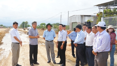 Decisive action is being taken to resolve land clearance issues for key transportation projects in Ham Thuan.