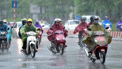 Silný déšť v rozsáhlé oblasti severního Vietnamu.