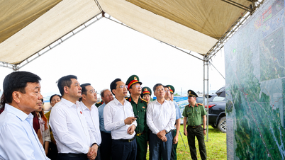 De vicevoorzitter van de Nationale Vergadering, Nguyen Hong Dien, inspecteert belangrijke projecten in de provincie Lao Cai.