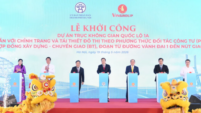 ការសាងសង់ចាប់ផ្តើមលើគម្រោងអ័ក្សលំហផ្លូវជាតិលេខ 1A ដែលលាតសន្ធឹងពីផ្លូវក្រវ៉ាត់ក្រុងលេខ 1 ដល់ផ្លូវប្រសព្វកូវហ្គី។