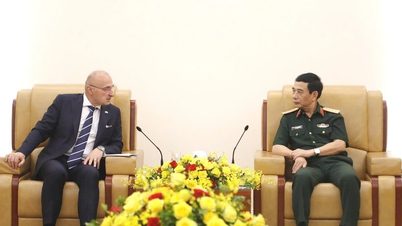 Generaal Phan Van Giang ontvangt de Kroatische minister van Buitenlandse Zaken en Europese Zaken.