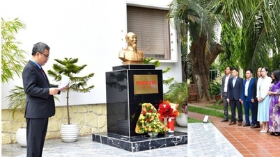 Zum Gedenken an den 136. Jahrestag der Geburt von Präsident Ho Chi Minh in Angola.
