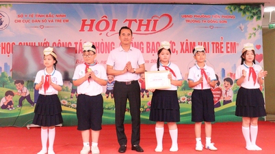 Bac Ninh : Le concours de prévention de la violence et des abus envers les enfants attire un grand nombre d'étudiants.