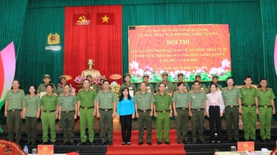 Phường Long Xuyên tổ chức Hội thi điểm lực lượng tham gia bảo vệ an ninh trật tự ở cơ sở giỏi