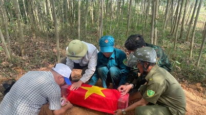 Tìm thấy hài cốt liệt sĩ tại xã Thu Bồn