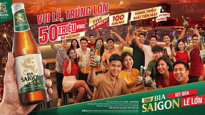 Celebrate the 'grand celebration' with Saigon Beer: United as one, unbox amazing prizes worth up to 50 million VND.