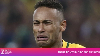 Neymar khóc nức nở