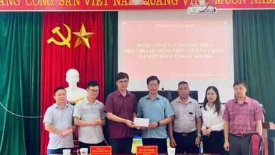 Die Gemeinde Dam Thuy unterstützt die Gemeinde Ly Quoc bei der Bewältigung der Folgen von Überschwemmungen und Starkregen – Cao Bang Online-Zeitung