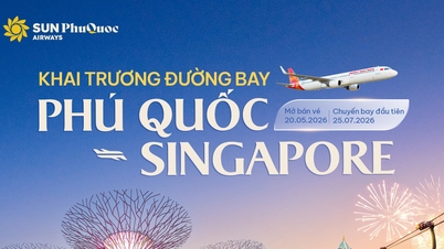 ສາຍການບິນ Sun PhuQuoc ເປີດຕົວເສັ້ນທາງບິນໂດຍກົງ Phu Quoc - ສິງກະໂປ: ການຊຸກຍູ້ພື້ນຖານໂຄງລ່າງສຳລັບຣີສອດ.