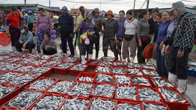 Туристи товпляться, щоб «полювати» на свіжі морепродукти на знаменитому рибному ринку Куа Ло.