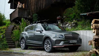 [GALERİ] TikTok ve Instagram fenomenlerine ait, yaklaşık 12 milyar VND değerindeki Bentley Bentayga EWB Chalet.