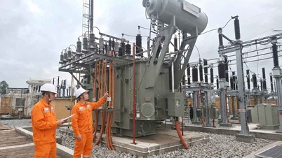 Bac Ninh finaliza el proyecto de instalación del transformador T2 en la subestación Luc Ngan 2 de 110 kV.