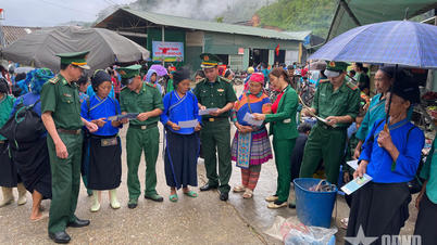 Tuyên truyền pháp luật ở xã Thàng Tín