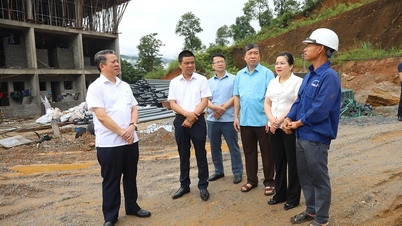 Tập trung nguồn lực đẩy nhanh tiến độ công trình Trường PTDT liên cấp TH&THCS Pà Vầy Sủ