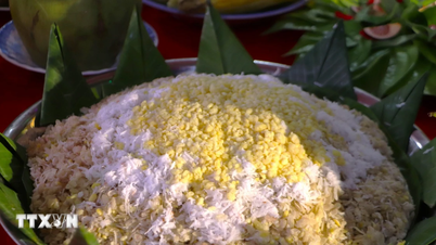 Copos de arroz aplanados: un manjar masticable y aromático que conserva el alma cultural del pueblo jemer.