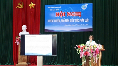 Bac Ninh: Formidling av juridisk kunnskap til over 3000 kvinnelige tjenestemenn og medlemmer.