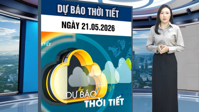 Værmelding for 21. mai: Kraftig regn i Nord-Vietnam før en periode med varmt og fuktig vær.