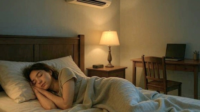 How does sleeping in a closed room with the air conditioner on affect your health?
