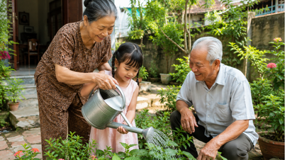 Mùa hè của cháu là mùa bận rộn của ông bà