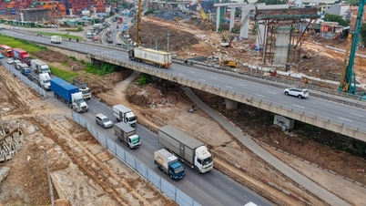 يخضع جسر تان فان العلوي لتجربة تحويل حركة المرور.