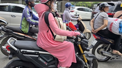 Alla möjliga typer av solskyddande mode i Hanoi.