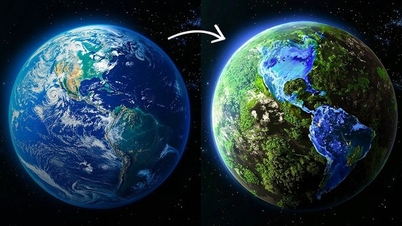 Wat zou er gebeuren als de aarde voor de helft uit land en voor de helft uit water bestond?