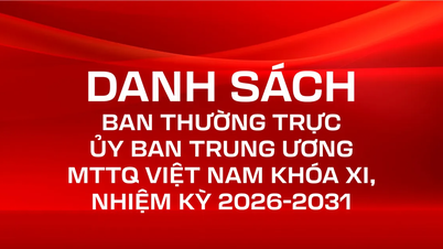 ویتنام فادر لینڈ فرنٹ کی مرکزی کمیٹی کی قائمہ کمیٹی کی فہرست، گیارہویں مدت، 2026-2031