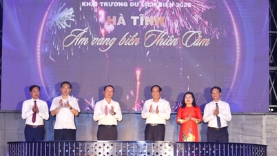“ສຽງດັງຂອງຫາດຊາຍທຽນເກີມ” ເລີ່ມຕົ້ນລະດູການທ່ອງທ່ຽວຂອງຮ່າຕິ້ງ.
