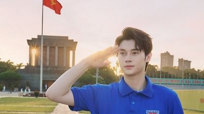 Encik Elegant Hanoi mencipta sensasi dengan sesi penggambaran foto sempena Hari Kebangsaan 2 September.
