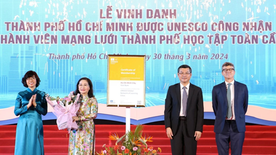 Ho Chi Minh City è stata riconosciuta come membro della Rete globale delle città dell'apprendimento.