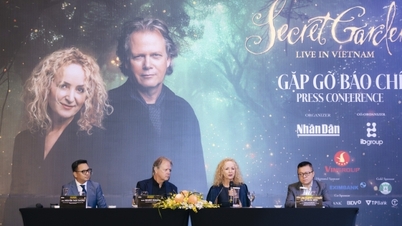 El dúo Secret Garden está entusiasmado por su primera actuación en Hanoi.