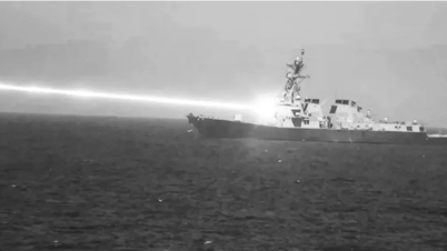 USA placerar ut en jagare utrustad med laser i Mellanöstern.