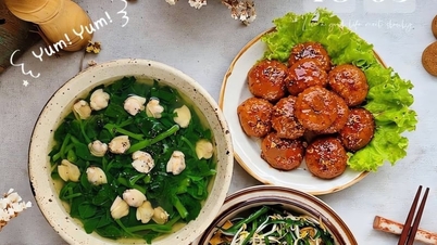Làm món thịt viên chiên sốt mắm bơ tỏi đậm đà, mềm ẩm cực đưa cơm đừng quên cho loại bột này