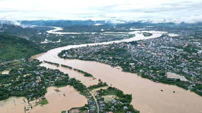 Thuong Nehri için sel uyarısı ve Hanoi şehir merkezinde gök gürültülü fırtına uyarısı yayınlandı.
