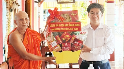 Thăm, chúc mừng đại lễ Phật đản các chức sắc Phật giáo tiêu biểu