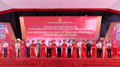 Hai Phong zahajuje výstavbu a slavnostně otevírá 14 projektů v hodnotě přes 24 700 miliard VND.